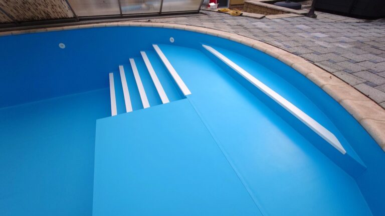 Murovaný bazén s fóliou HAOGENPLAST Premium modrá