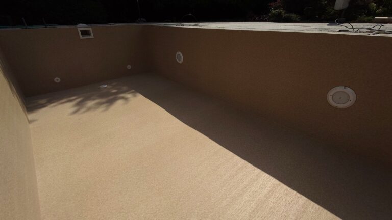 Murovaný bazén s fóliou HAOGENPLAST Stoneflex Sand 3D