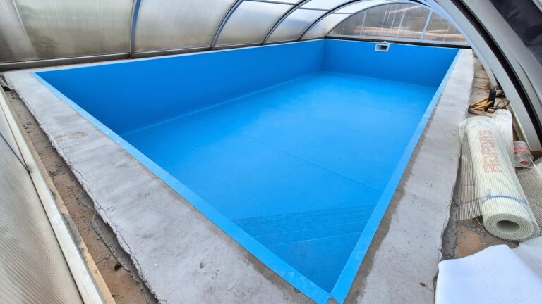Murovaný bazén s fóliou HAOGENPLAST Premium modrá
