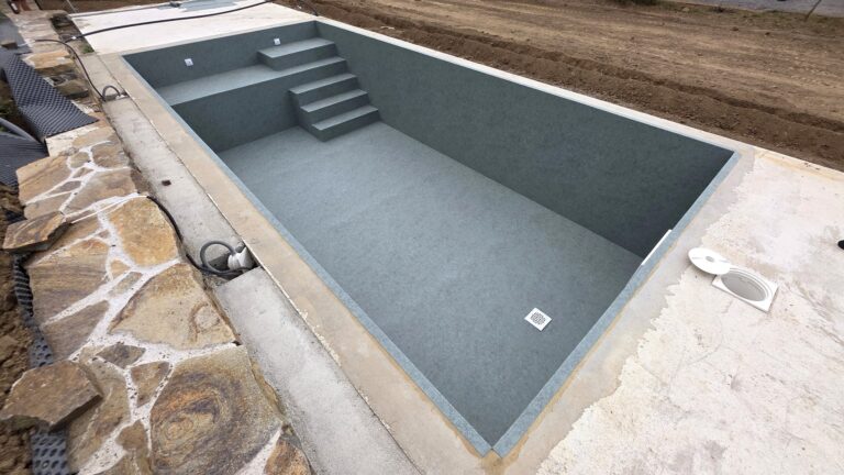 Murovaný bazén s fóliou HAOGENPLAST Stoneflex Forest 3D