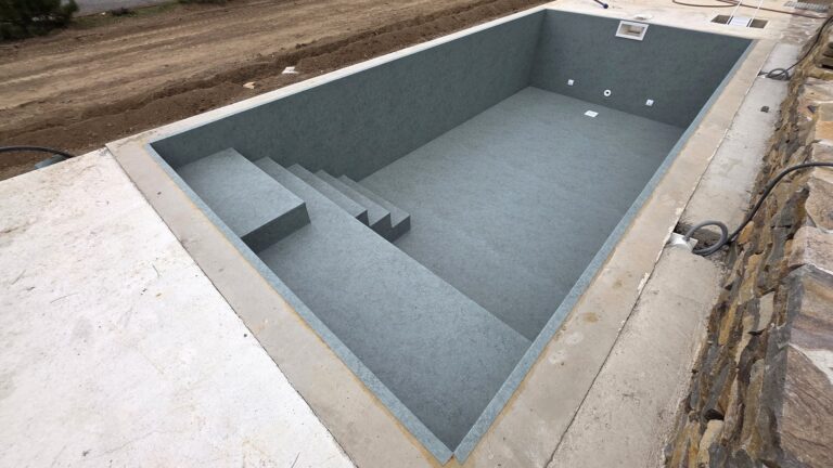 Murovaný bazén s fóliou HAOGENPLAST Stoneflex Forest 3D